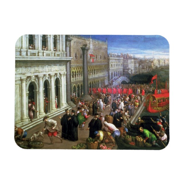 Imán Riva degli Schiavoni, Venecia (aceite sobre lienzo (Horizontal)