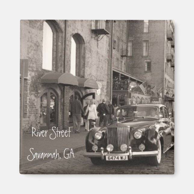 Imán River Street, Savannah, GA (Frente)