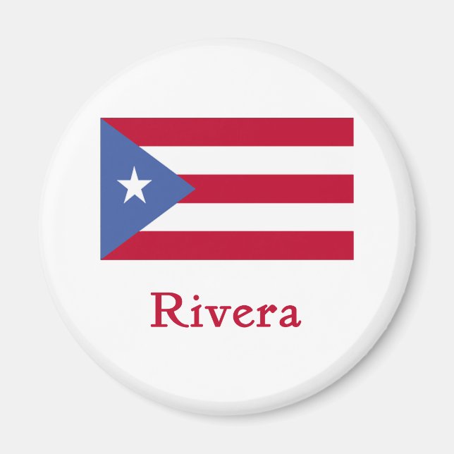 Imán Rivera Bandera de Puerto Rico (Frente)