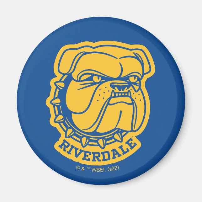 Imán Riverdale Bulldog Head (Frente)