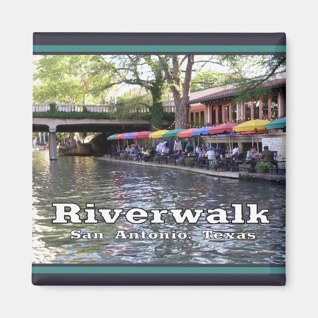 Imán Riverwalk, San Antonio, TEXAS (Frente)