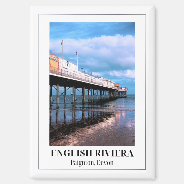 Imán Riviera Inglesa, Paignton, Devon, Inglaterra. (Anverso)