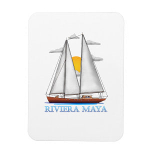 Imán Riviera Maya Navegación Náutica Costera Velerista
