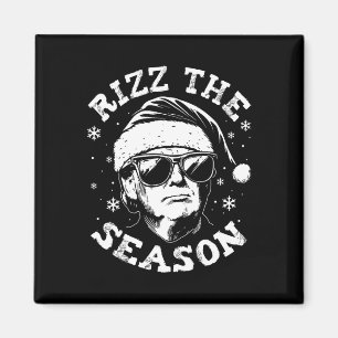 Imán Rizz La Temporada Divertido Trump Feliz Navidad Sa