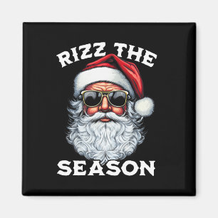Imán Rizz La Temporada Tonto Navidad Divertido Santa Ho