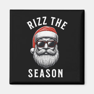 Imán Rizz La Temporada Tonto Navidad Divertido Santa Ho