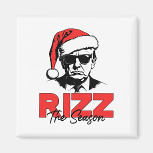 Imán Rizz Los Navidades De Temporada Humorous Trump 202