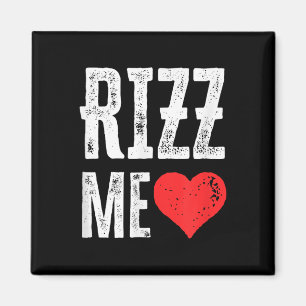 Imán Rizz Me Heart Gracioso Día de San Valentín niños S