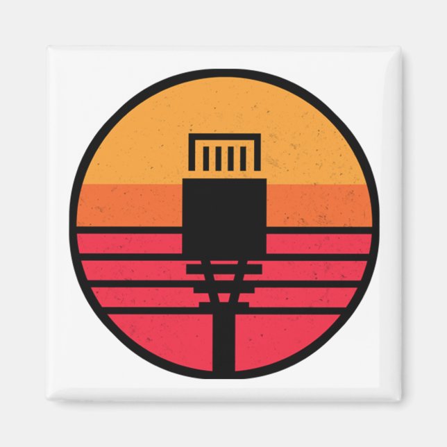 Imán RJ 45 Connector (Frente)