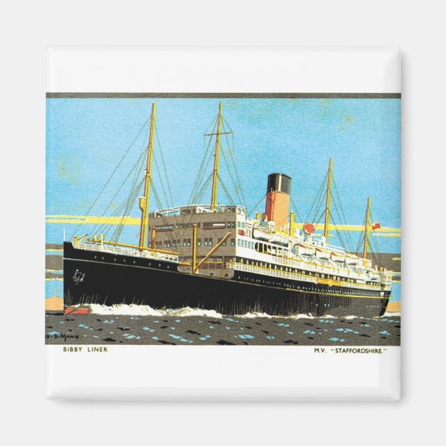Imán RMS Staffordshire (Frente)