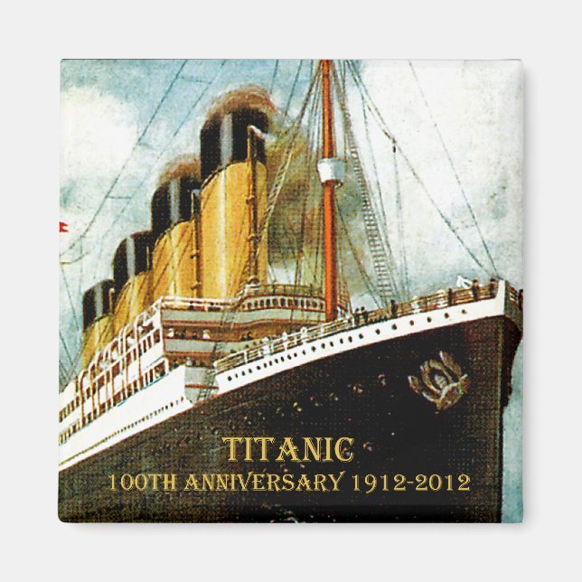 Imán RMS Titanic 100º aniversario (Frente)