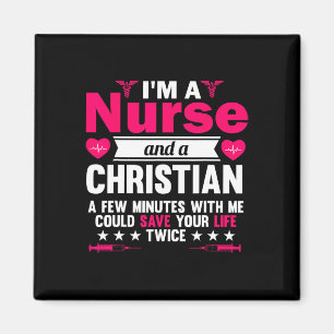 Imán Rn Lvn Cna Enfermera Grad Christian Guay Enfermerí