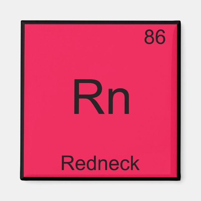 Imán Rn - Tee de símbolo de elemento de química diverti (Frente)