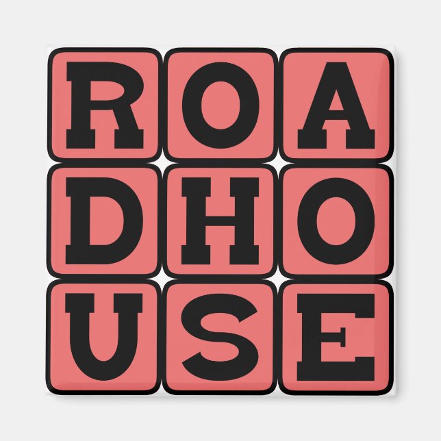 Imán Roadhouse, County Road Club (Frente)
