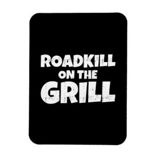 Imán Roadkill en la parrilla - fiesta del Bbq divertido