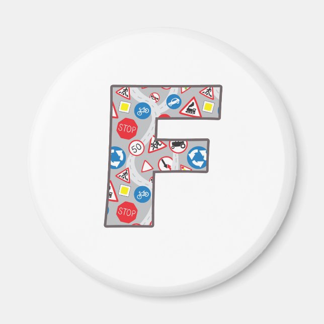 Imán Roadsign Fun F (Frente)