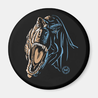 Imán Roaring T-Rex Round
