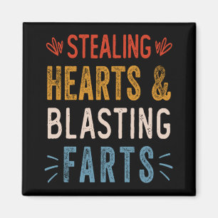 Imán Robar Corazones Y Blastar Farts Divertido Valentin