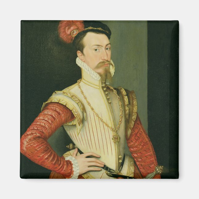 Imán Robert Dudley (1532-88) 1er Conde de Leicester, c. (Frente)