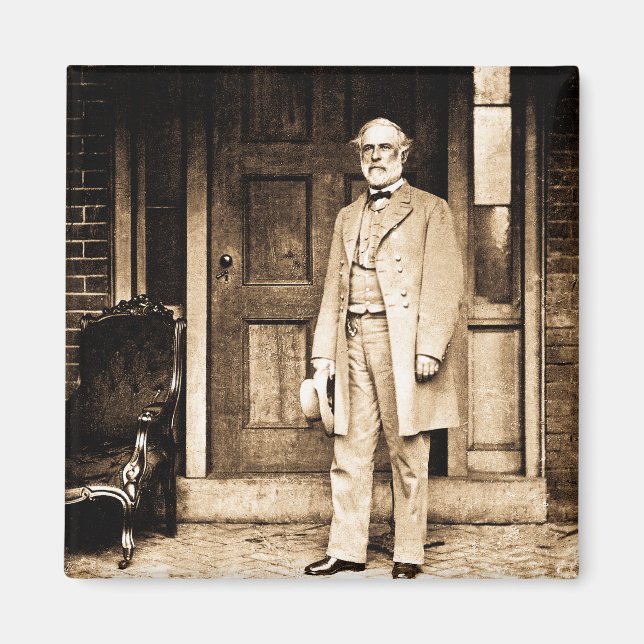 Imán Robert E. Lee - Vintage Mathew Brady (Frente)