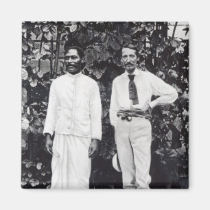 Imán Robert Louis Stevenson y su amigo