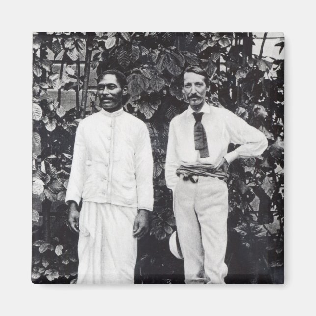 Imán Robert Louis Stevenson y su amigo (Frente)