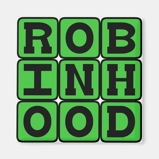 Imán Robin Hood, forajido heroico del bosque de Sherwoo (Frente)