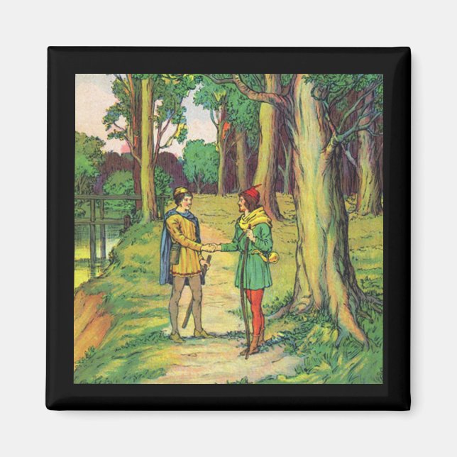 Imán Robin Hood y Little John  (Frente)