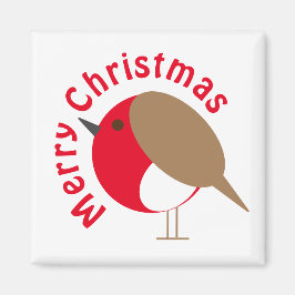 Imán Robin Navidades Magnet