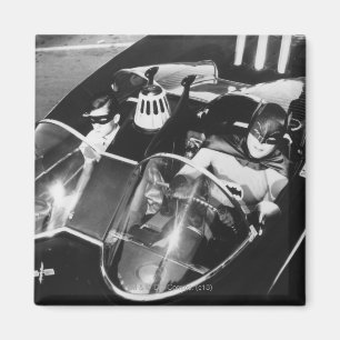 Imán Robin y Batman en Batmobile