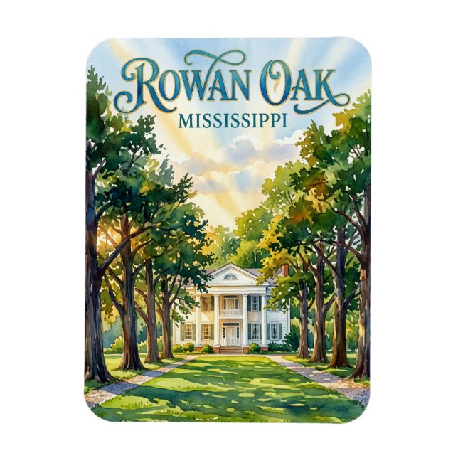 Imán Roble Rowan USA (Vertical)
