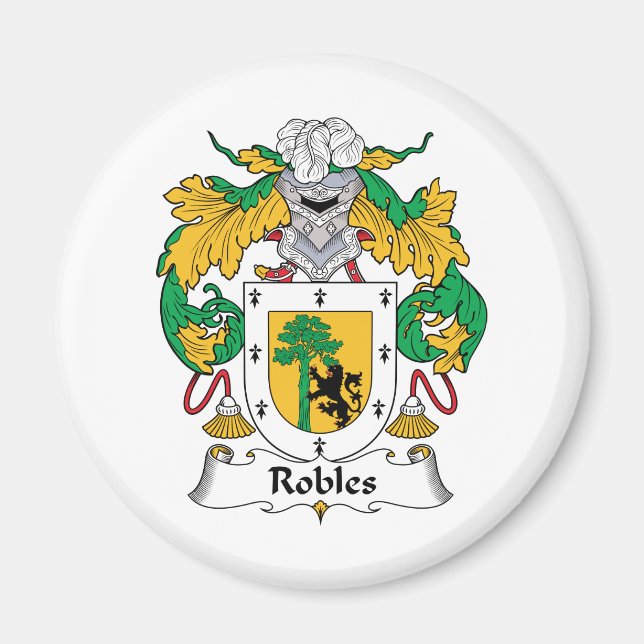 Imán Robles Family Crest (Frente)