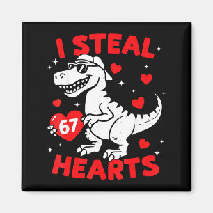 Imán Robo 67 Corazón Dinosaurio Para Niños Niñas Vale