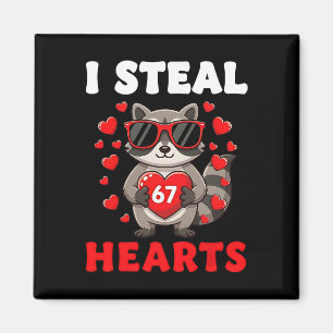 Imán Robo 67 Corazones Día de San Valentín 67 Meme Niño