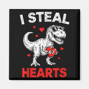 Imán Robo Corazones 67 Día de San Valentín 67 Meme 6 7