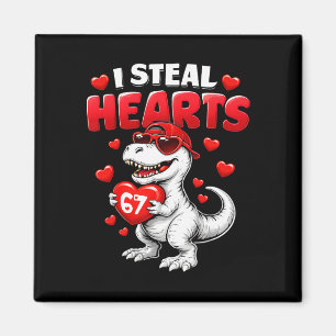 Imán Robo Corazones T Rex Día de San Valentín 67 Meme 6
