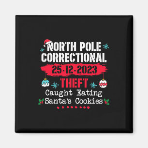 Imán Robo correccional del Polo Norte atrapado comiendo