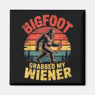 Imán Robo De Pie Grande Mi Camisa Wiener Sasquatch Tomó