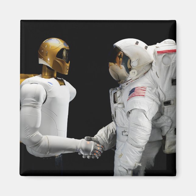 Imán Robonaut 2, un astronauta hel 4 humanoide dexteros (Frente)