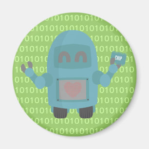 Imán Robot Ama Chips de Computadora