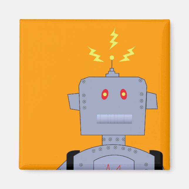 Imán robot confuso (Frente)
