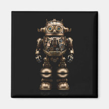 Robot de estilo Steampunk mecánico pequeño