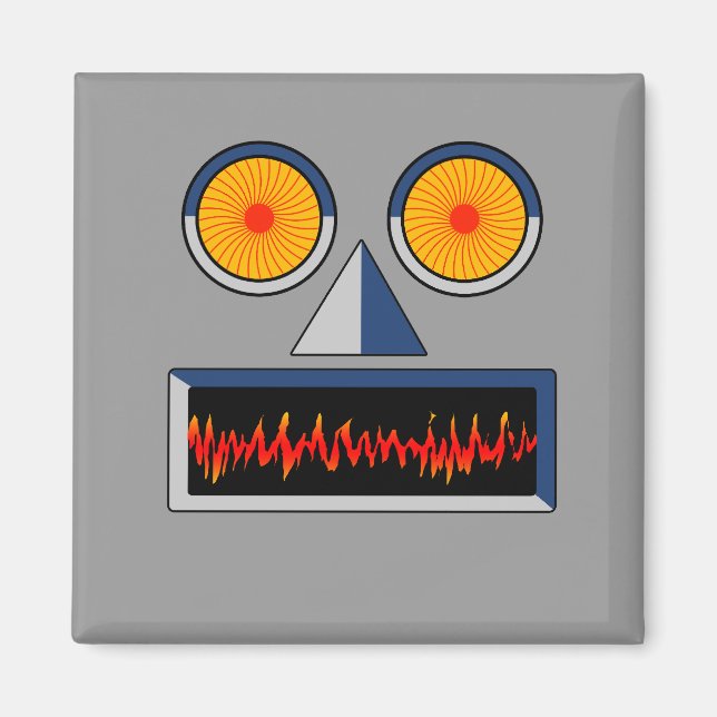 Imán Robot Face Magnet (Frente)