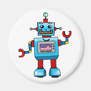 Imán Robot lindo