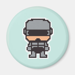 Imán Robot pixelado lindoCop