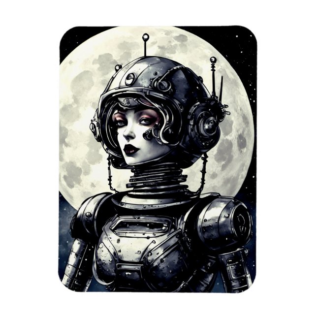 Imán Robot Woman IV (Vertical)