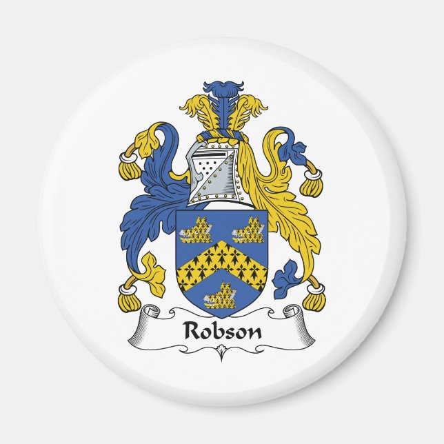 Imán Robson Family Crest (Frente)