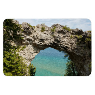 Imán Roca arca en la isla Mackinac, Michigan