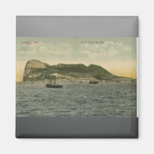 Imán Roca de la bahía, vintage de Gibraltar