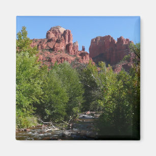 Imán Roca de la Catedral y arroyo en Sedona Arizona